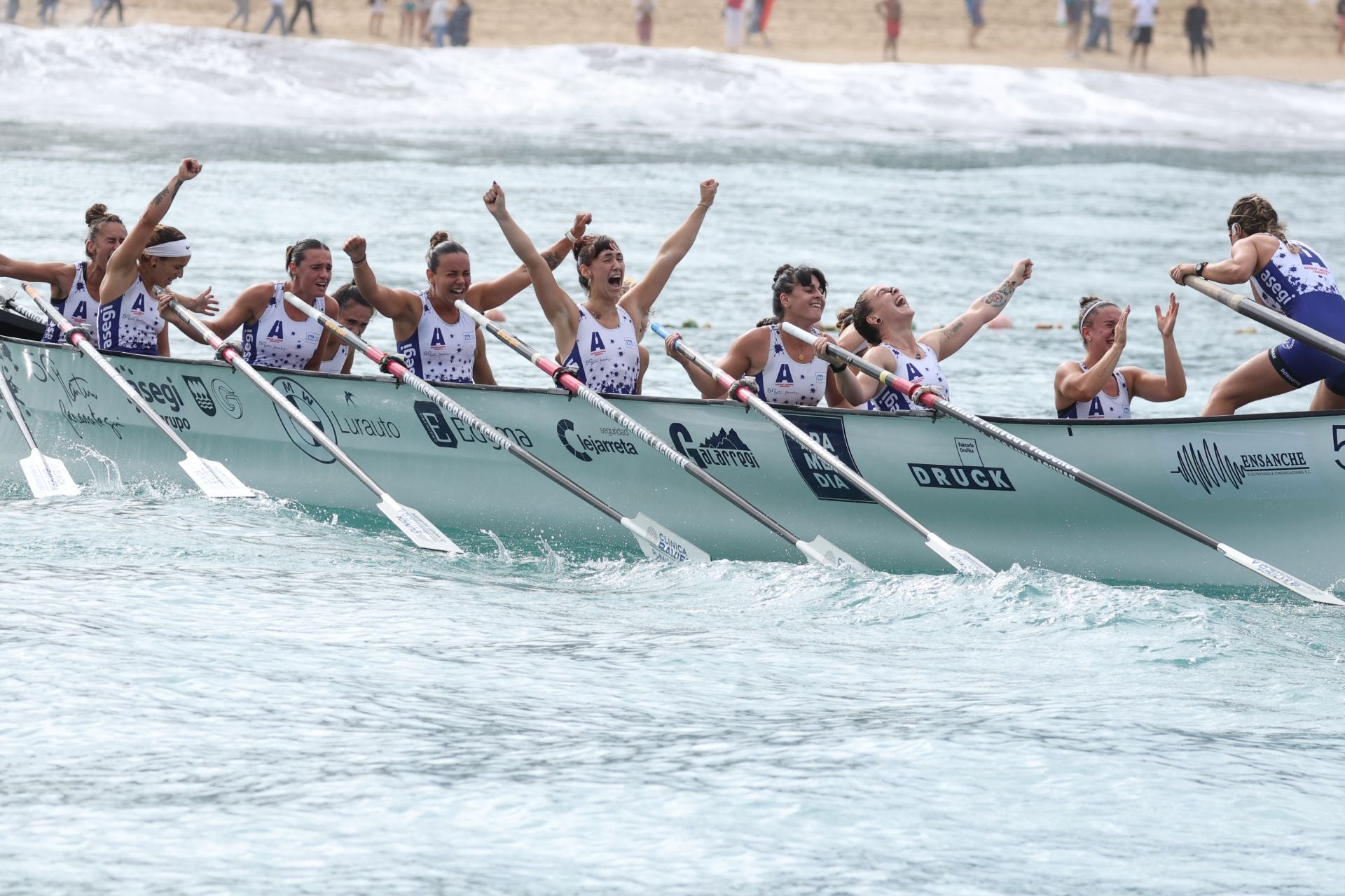La celebración de Arraun Lagunak, en imágenes