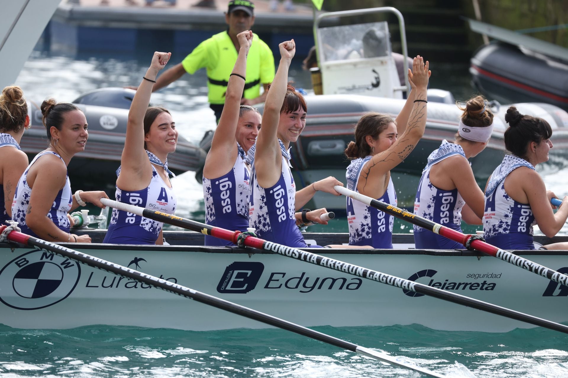 La celebración de Arraun Lagunak, en imágenes
