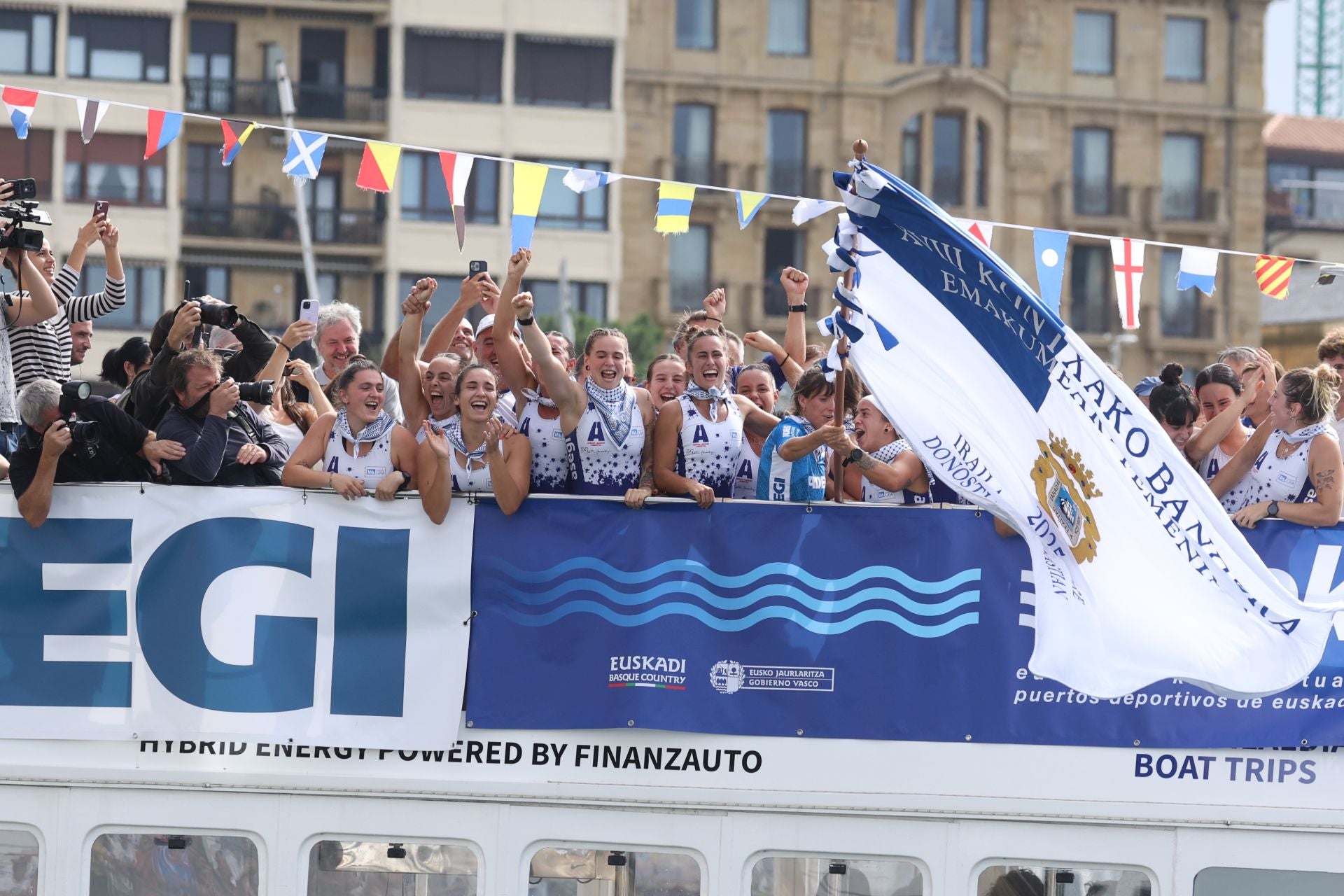 La celebración de Arraun Lagunak, en imágenes