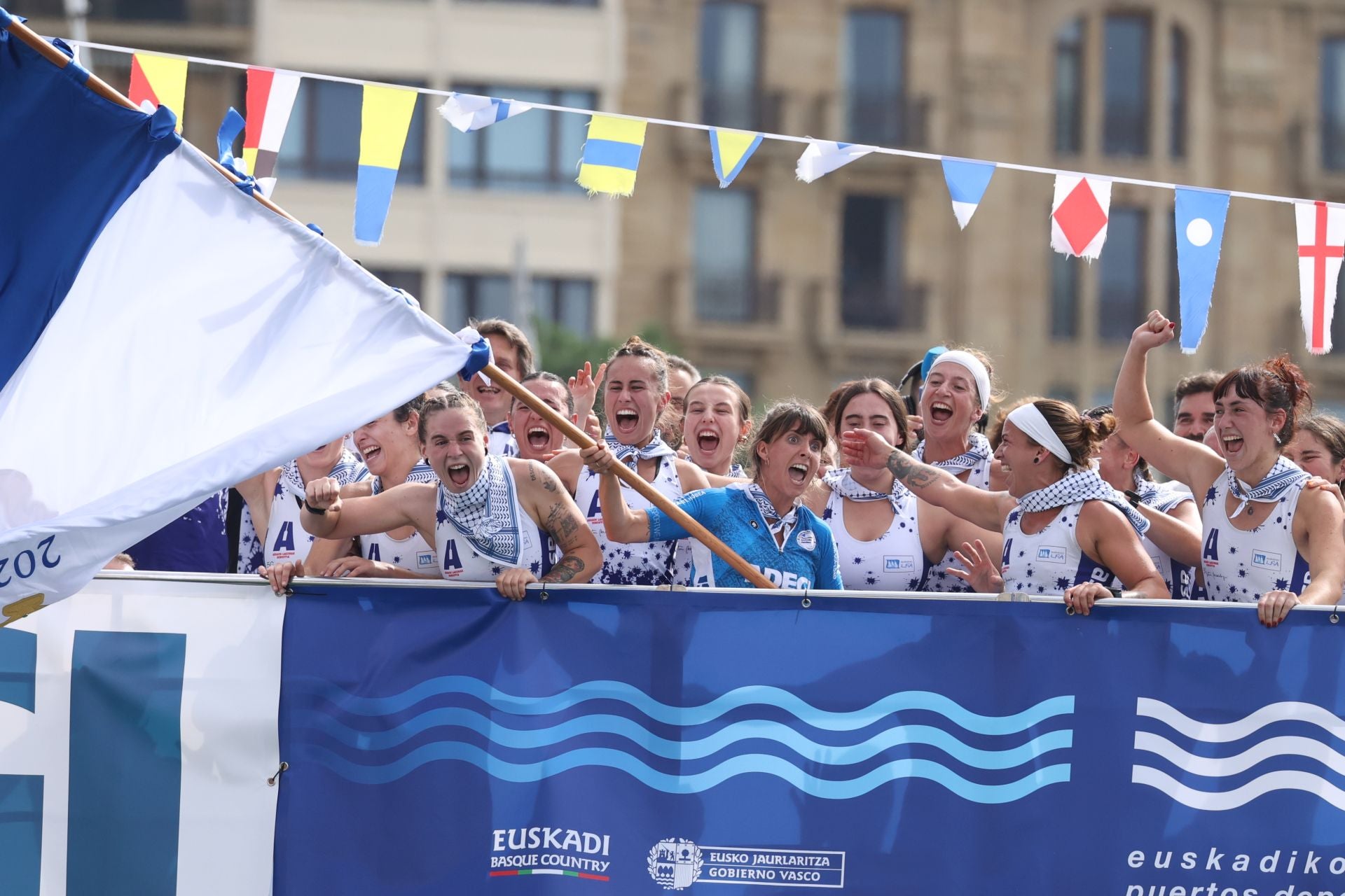 La celebración de Arraun Lagunak, en imágenes