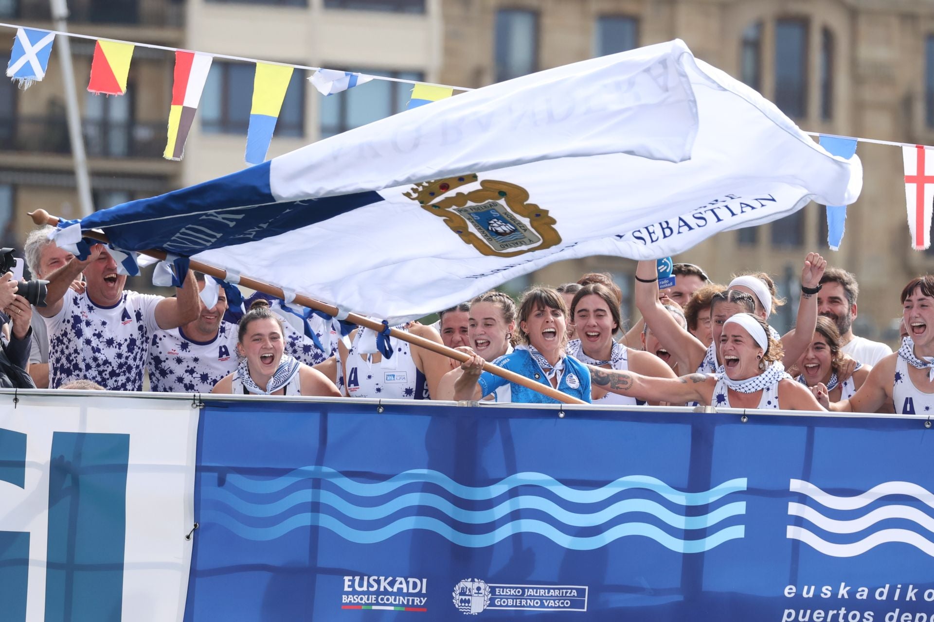 La celebración de Arraun Lagunak, en imágenes