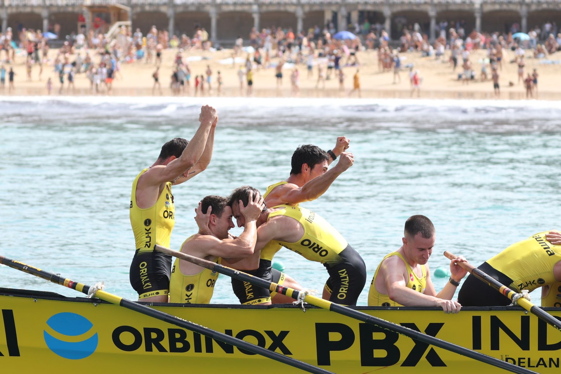 Orio celebra por todo lo alto su Bandera de La Concha número 33