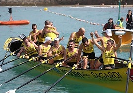 Orio celebra la victoria.