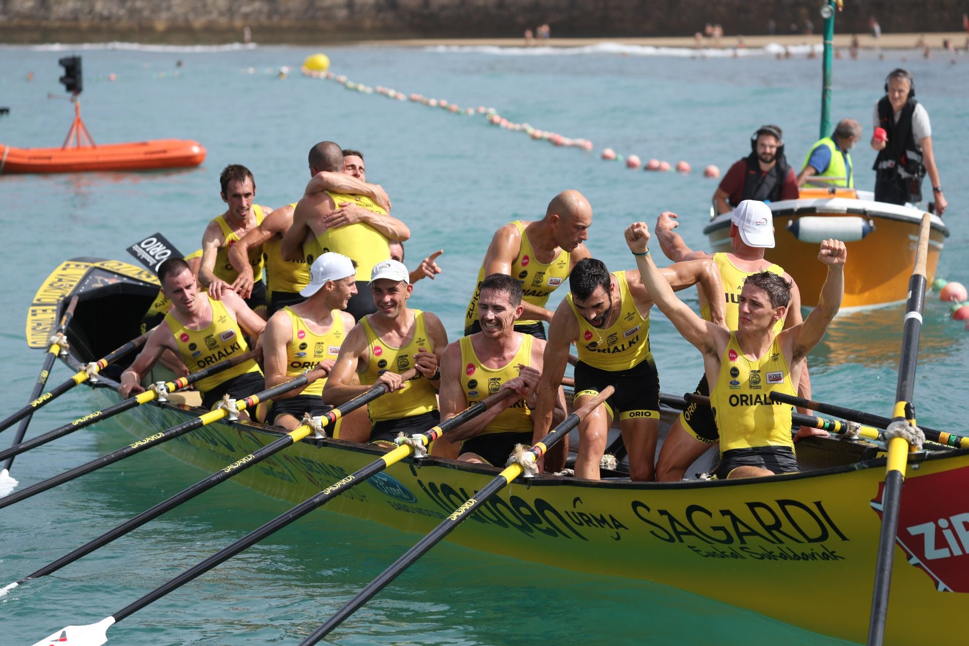 Orio celebra por todo lo alto su Bandera de La Concha número 33