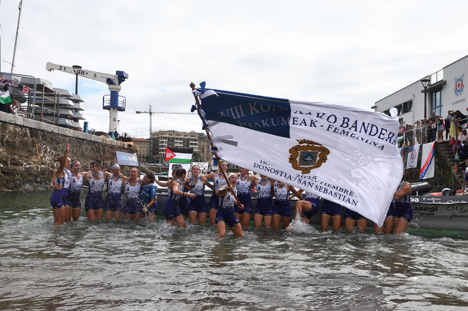 La celebración de Arraun Lagunak, en imágenes