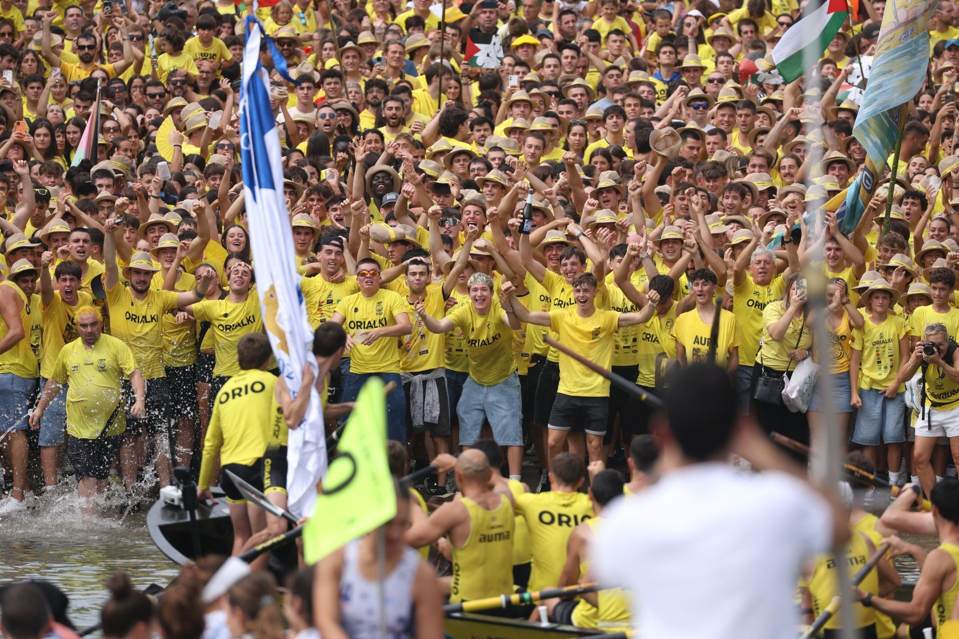 Orio celebra por todo lo alto su Bandera de La Concha número 33