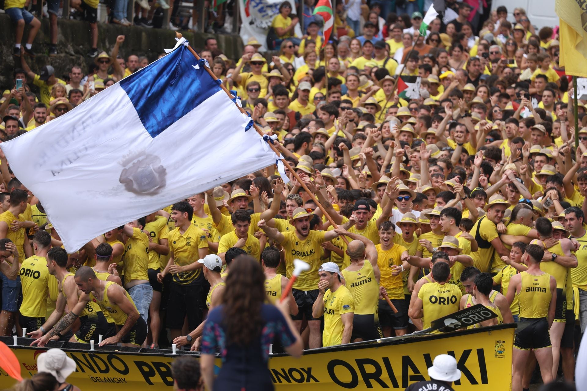 Orio celebra por todo lo alto su Bandera de La Concha número 33