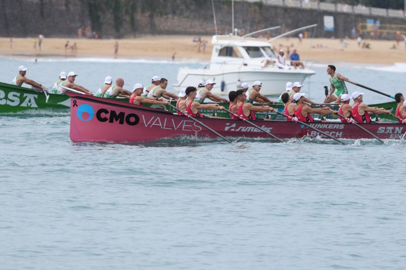 Las imágenes de la regata masculina