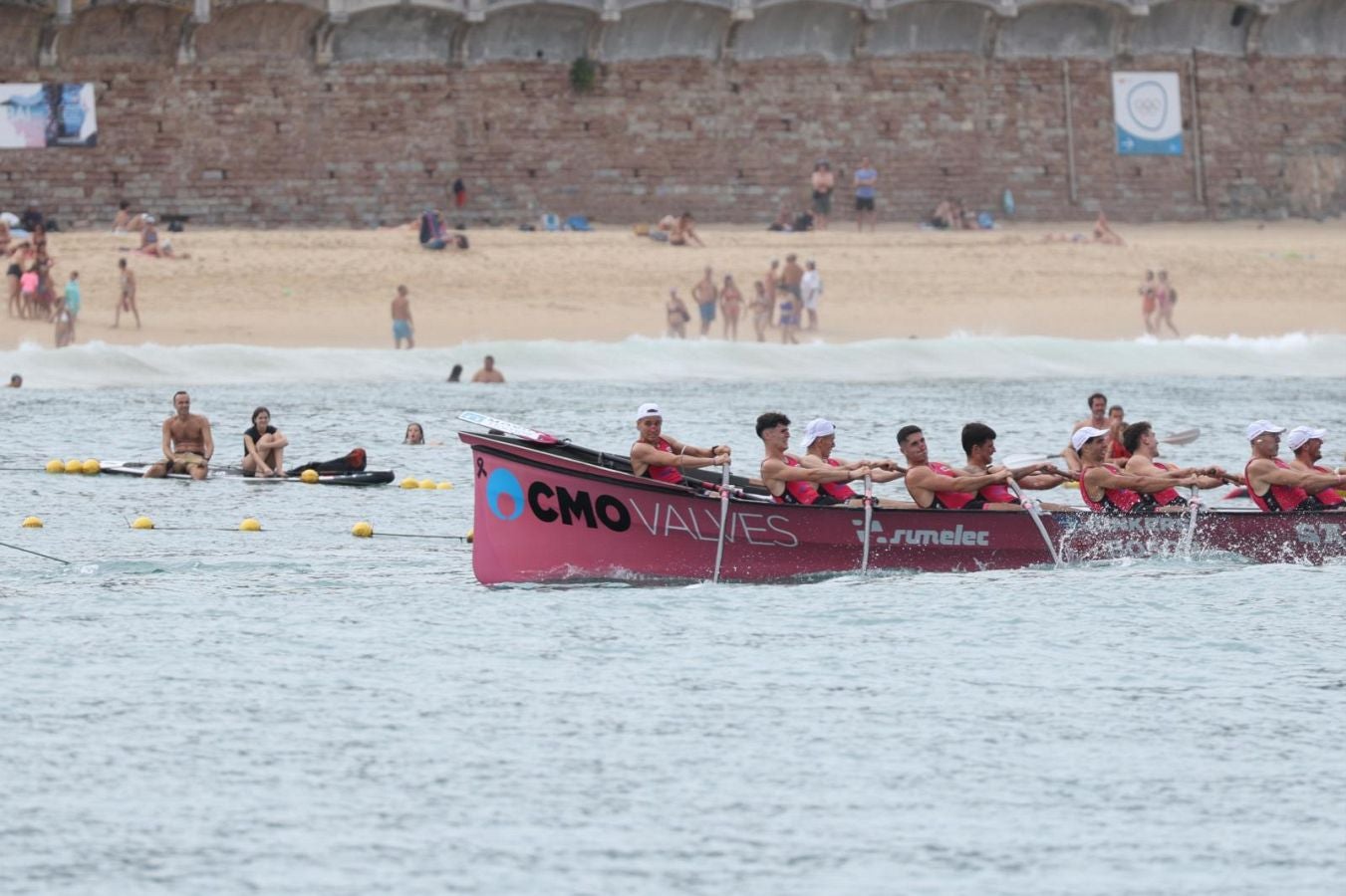Las imágenes de la regata masculina