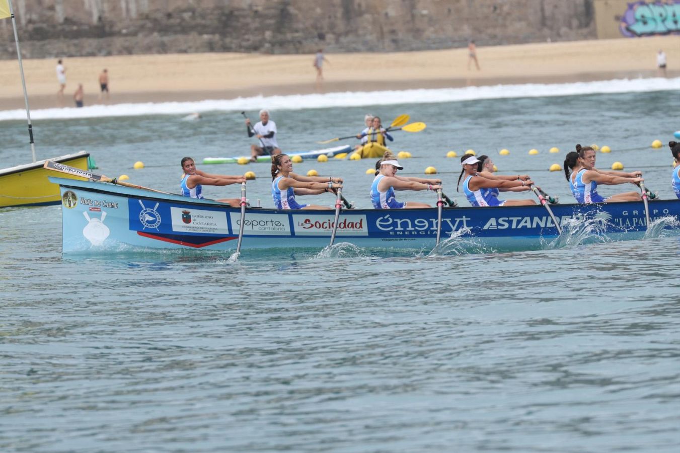 Las imágenes de la regata femenina