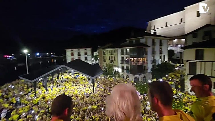 Orio celebra su éxito en la Bandera de La Concha