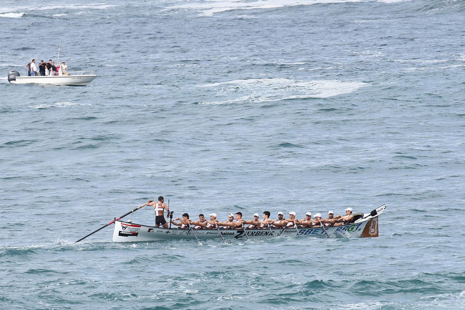 Las imágenes de la regata masculina
