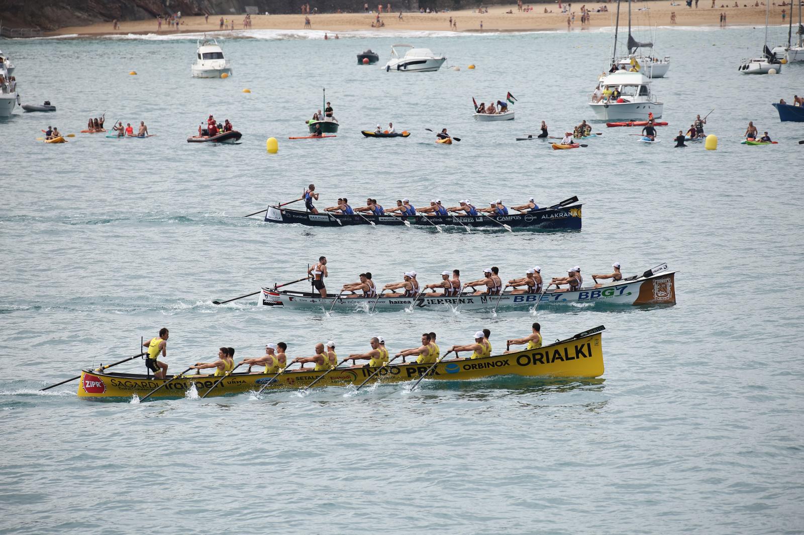 Las imágenes de la regata masculina