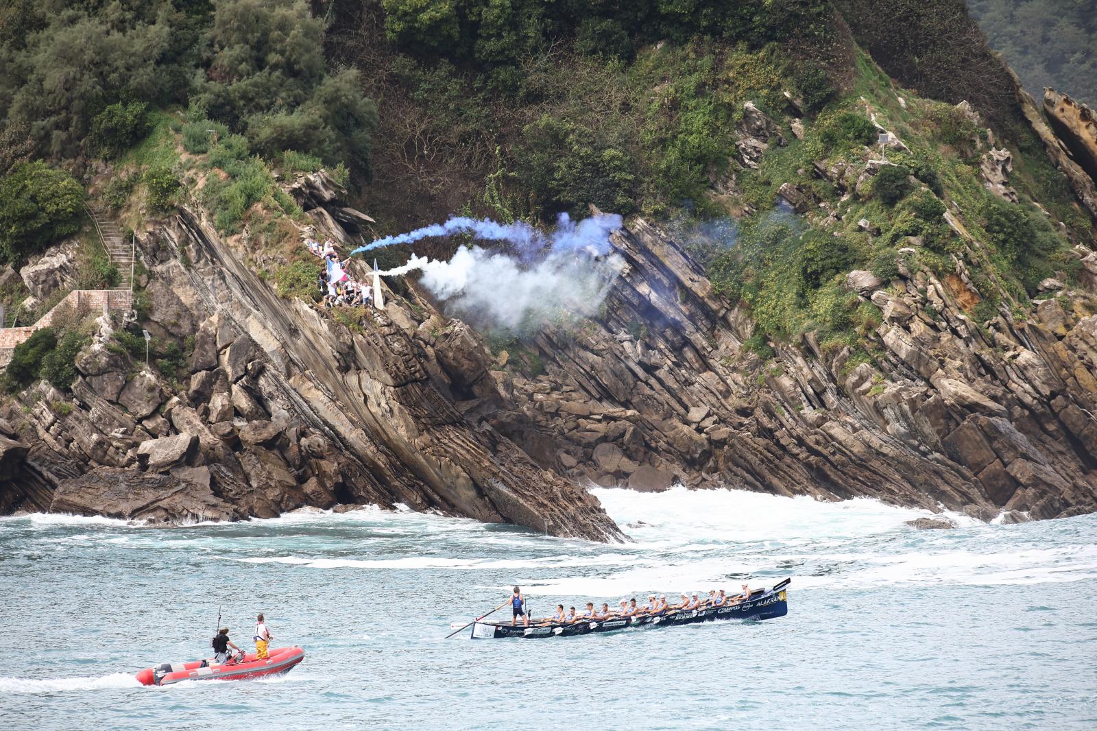 Las imágenes de la regata masculina