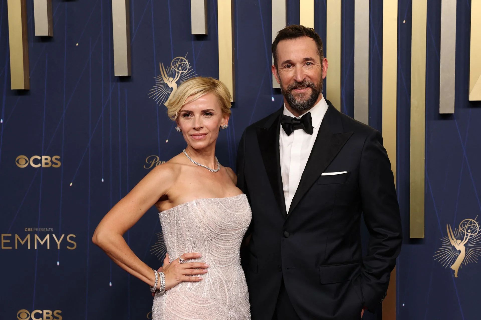 Noah Wyle y su esposa, Sara Wyle.