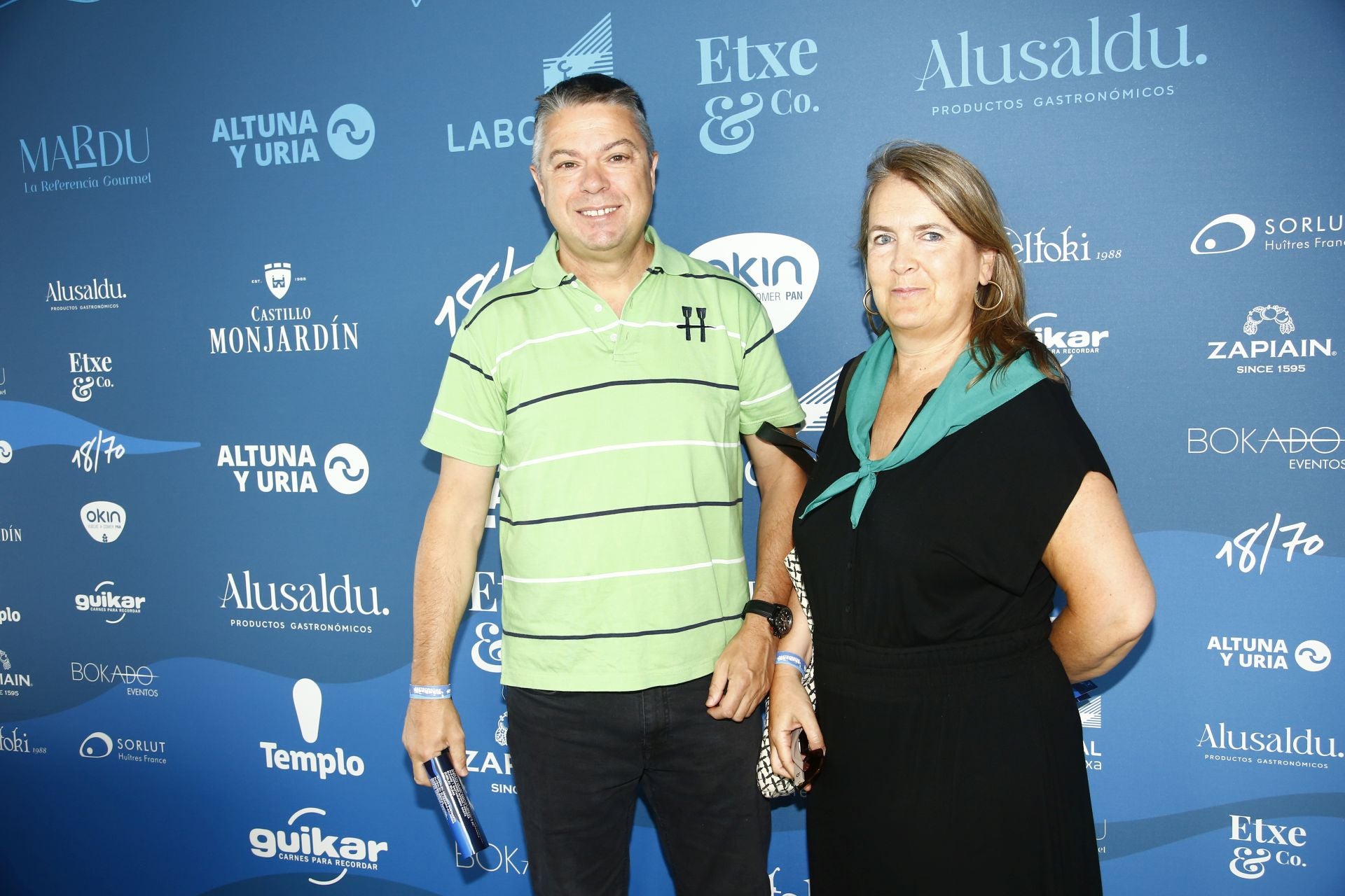 Photocall de la fiesta de DV para disfrutar de la Bandera de La Concha