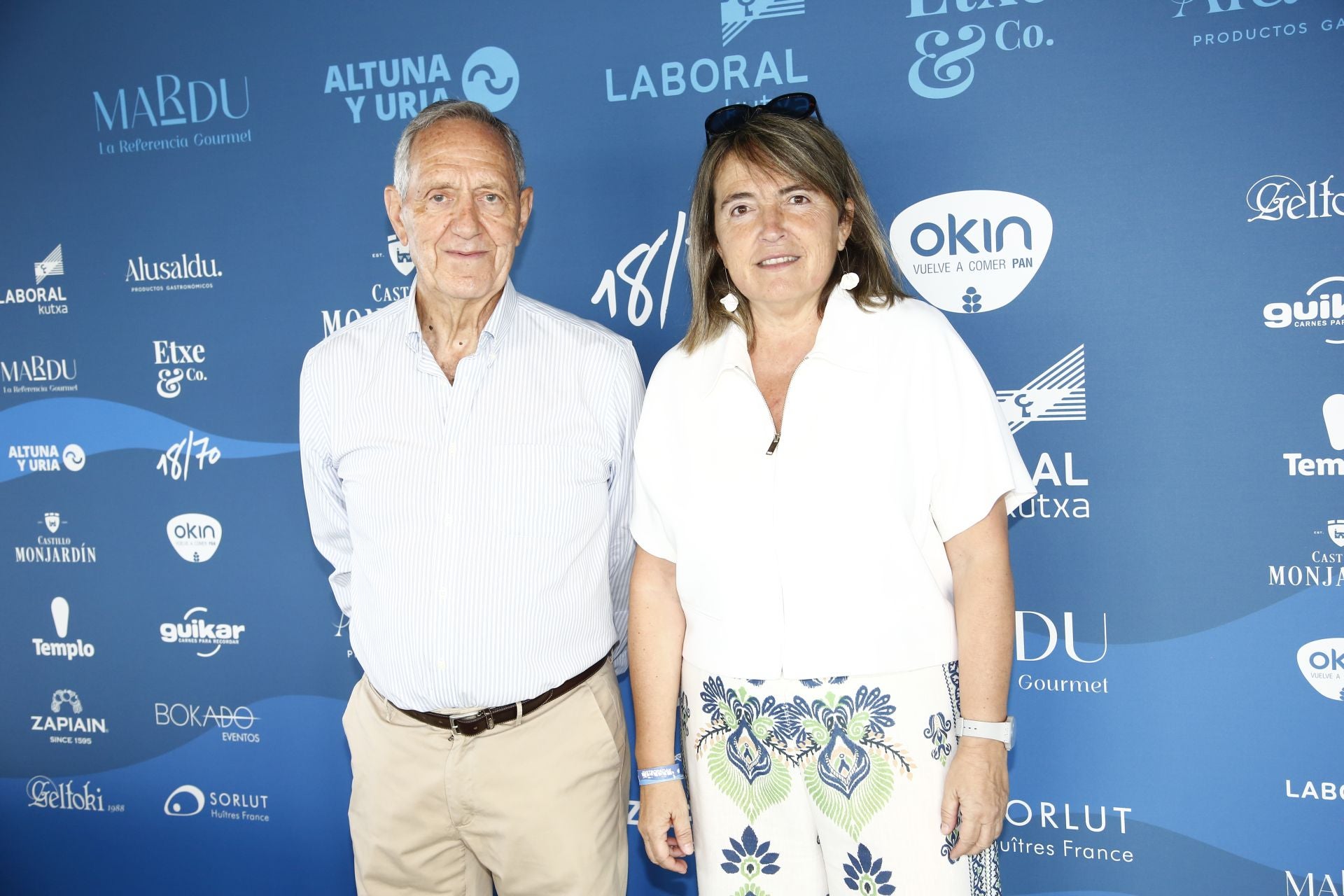 Photocall de la fiesta de DV para disfrutar de la Bandera de La Concha