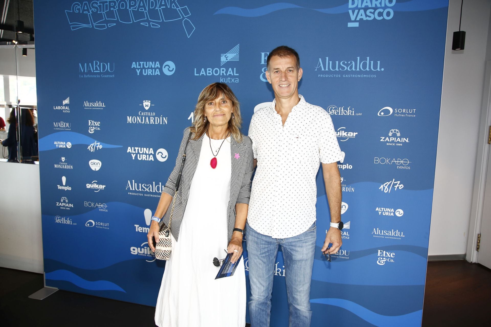 Photocall de la fiesta de DV para disfrutar de la Bandera de La Concha