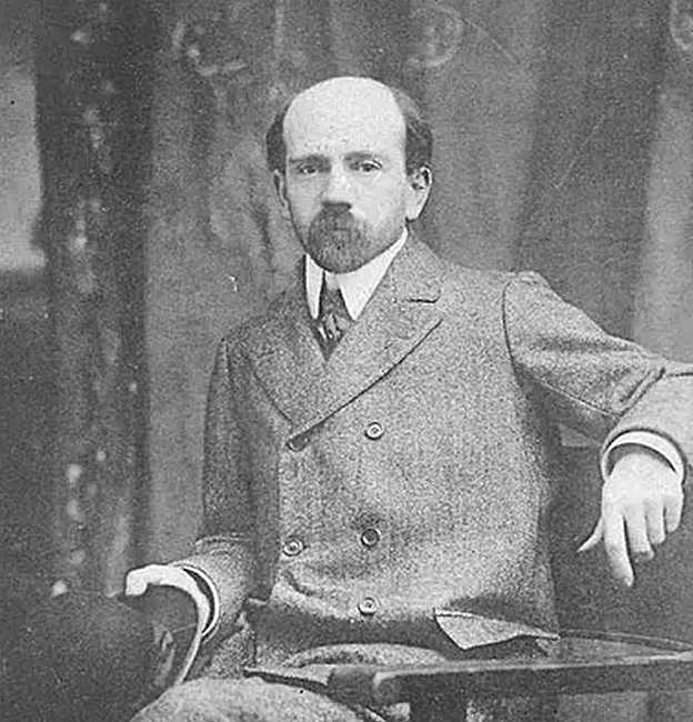 Pio Baroja de joven.