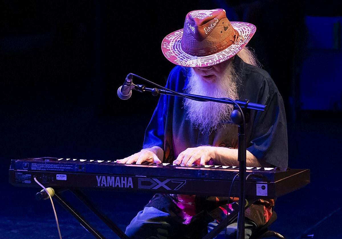 Hermeto Pascoal durante su último concierto en el Kursaal, el pasado 25 de julio.
