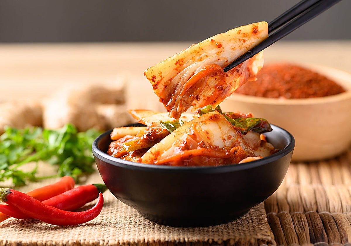 El kimchi es uno de los platos más representativos de la cocina coreana.