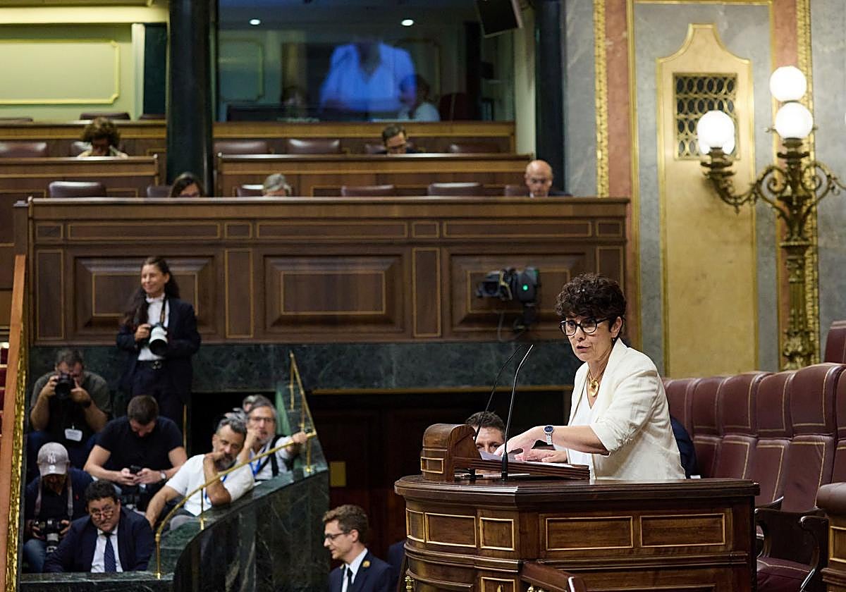 La portavoz del PNV en el Congreso, Maribel Vaquero.