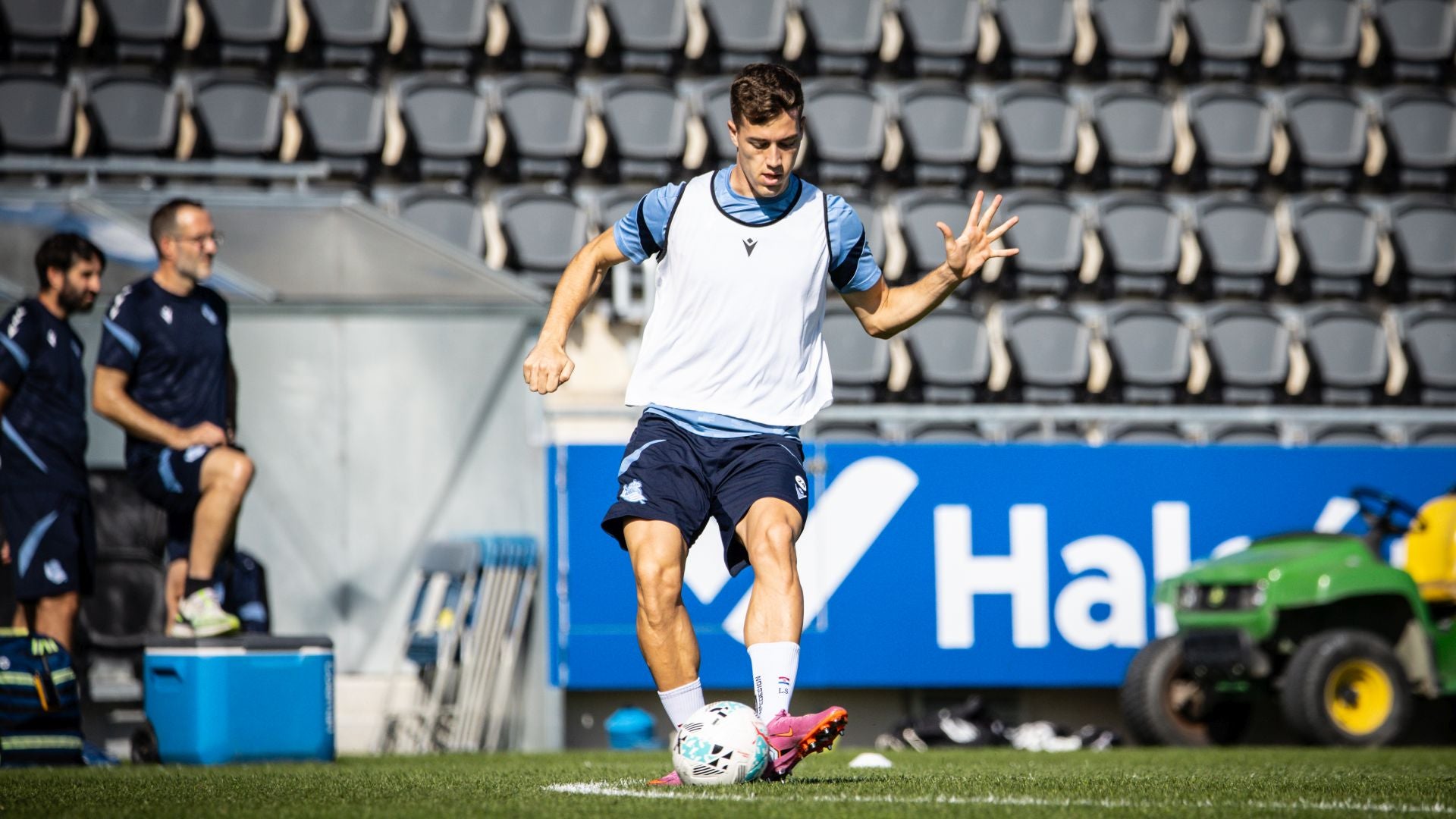 Ganas de reaccionar y sol en Zubieta