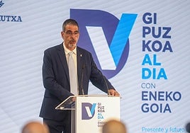 Eneko Goia ha sido el protagonista del foro 'Gipuzkoa al día' en DV Gunea.