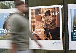 Imagen de archivo de una oferta de hipotecas.