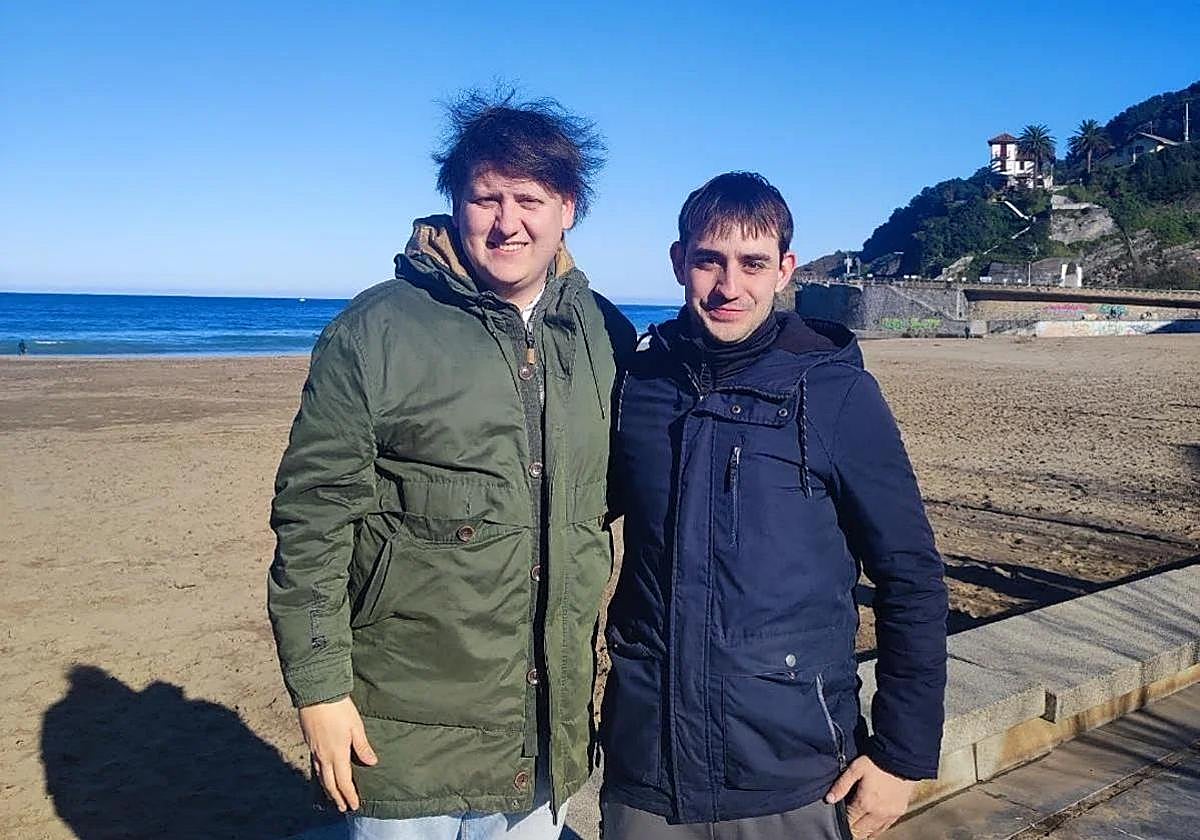Lander Aranberri eta Iñaki Sagarna.