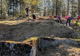 'Munaortuko bunkerra', un vestigio de la guerra del 36 recuperado en Angiozar