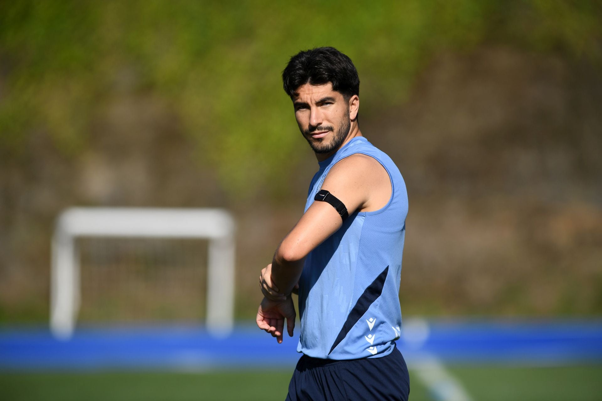 Caluroso último entrenamiento en Zubieta