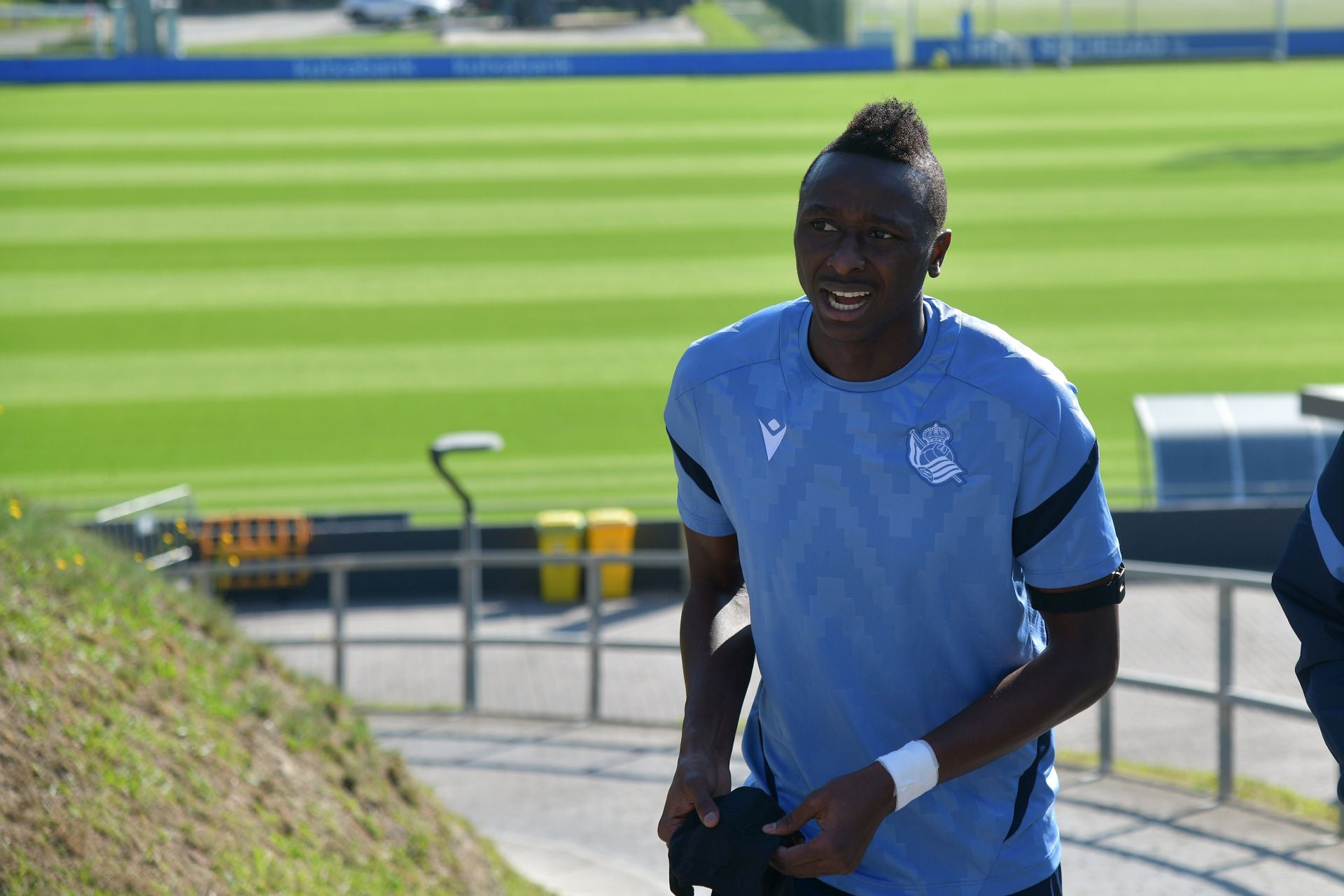 Caluroso último entrenamiento en Zubieta