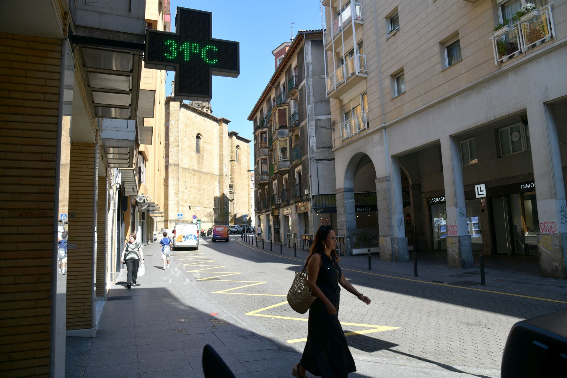 Jornada sofocante en el interior de Gipuzkoa