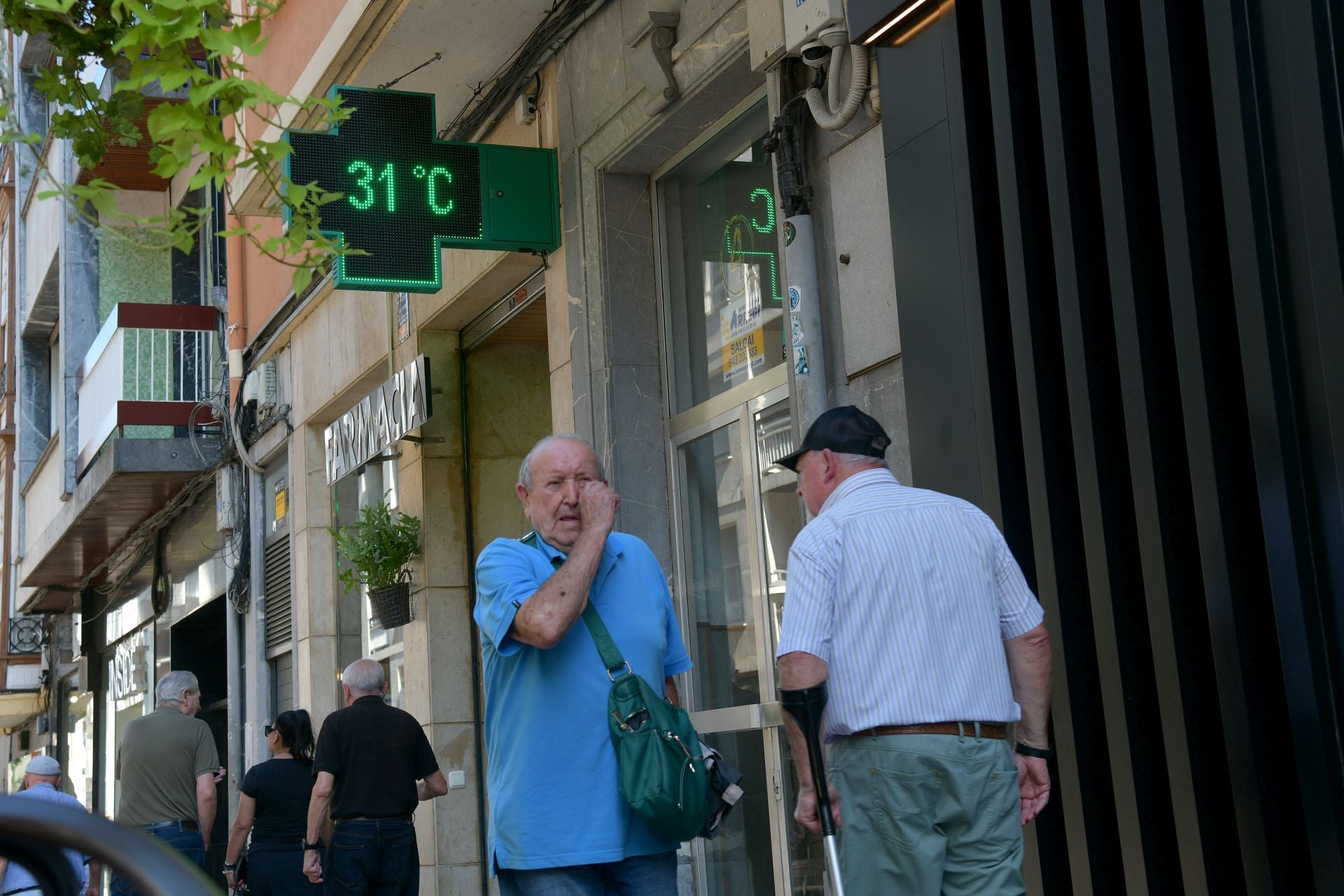Jornada sofocante en el interior de Gipuzkoa