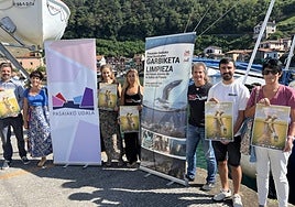 Los diferentes agentes que tomaron parte en la rueda de prensa de presentación celebrada en Pasai San Pedro.
