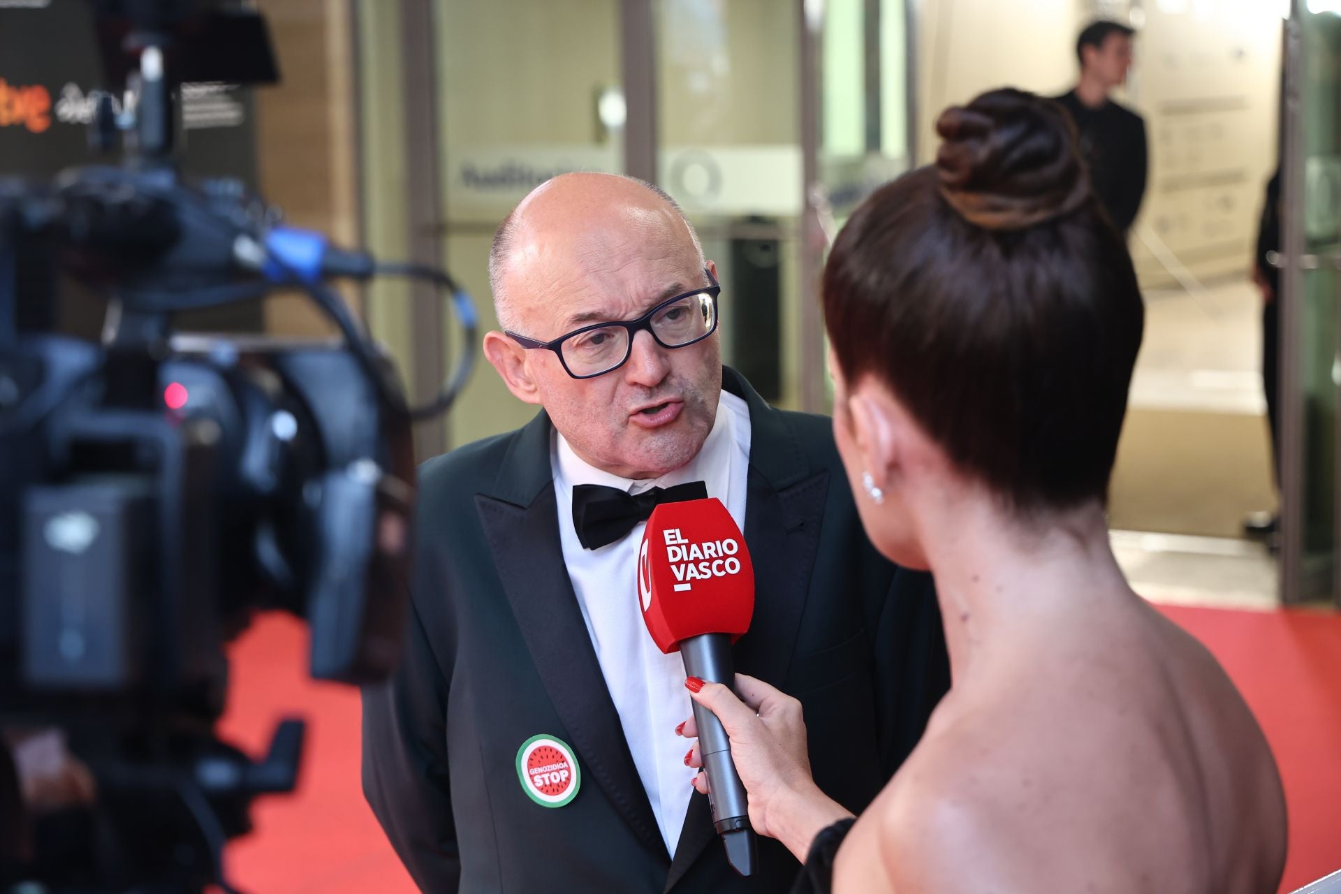 Alfombra roja de la gala inaugural del Zinemaldia