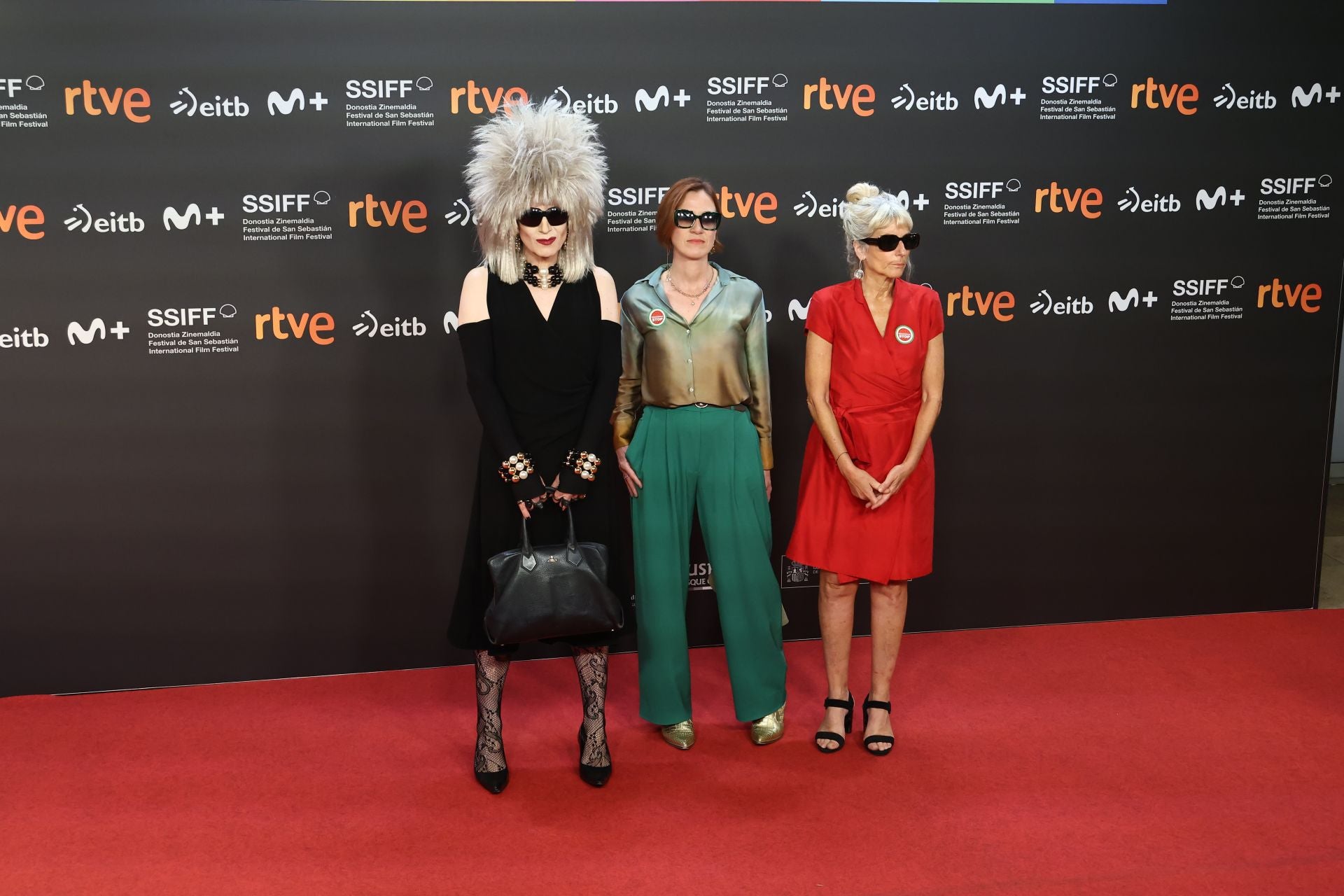 Alfombra roja de la gala inaugural del Zinemaldia