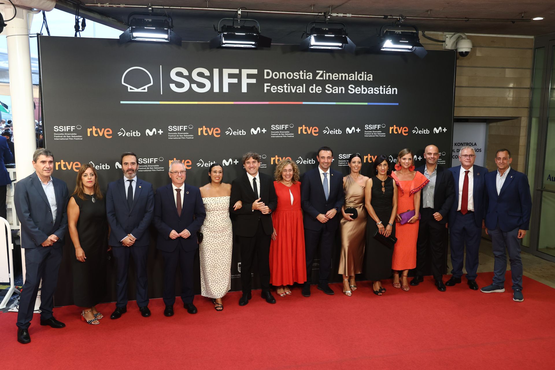 Alfombra roja de la gala inaugural del Zinemaldia