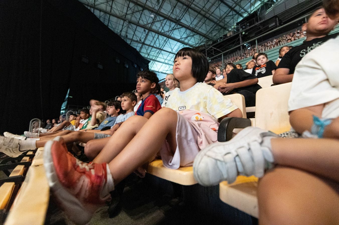 Los niños también disfrutan del cine