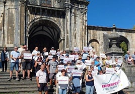 Concentración de este pasado jueves en Goikoplaza.