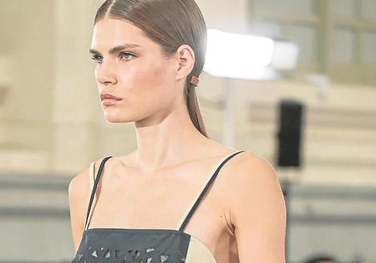 El binomio del negro y el beige.