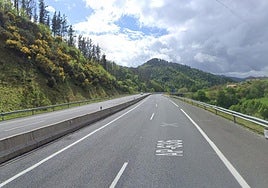 Dos heridos en la autovía entre Beasain y Bergara a la altura de Antzuola
