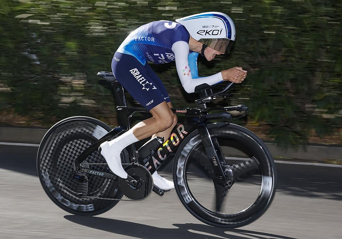 Matthew Riccitello, en la Vuelta a España.