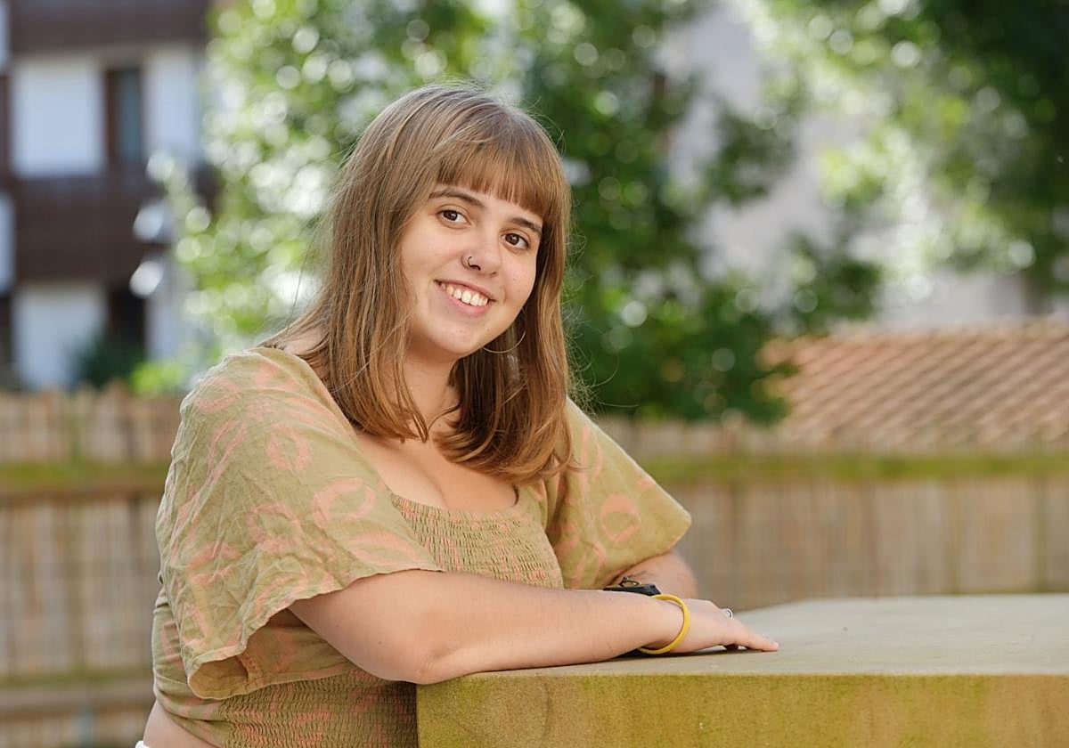 La joven cantante Ilargi Arrizabalaga.