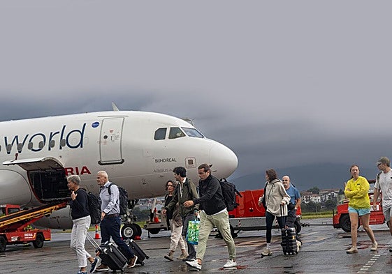 Imagen del aeropuerto de Hondarribia.