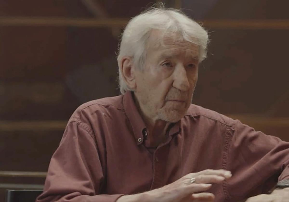 José Sacristán, durante su interención en el documental.