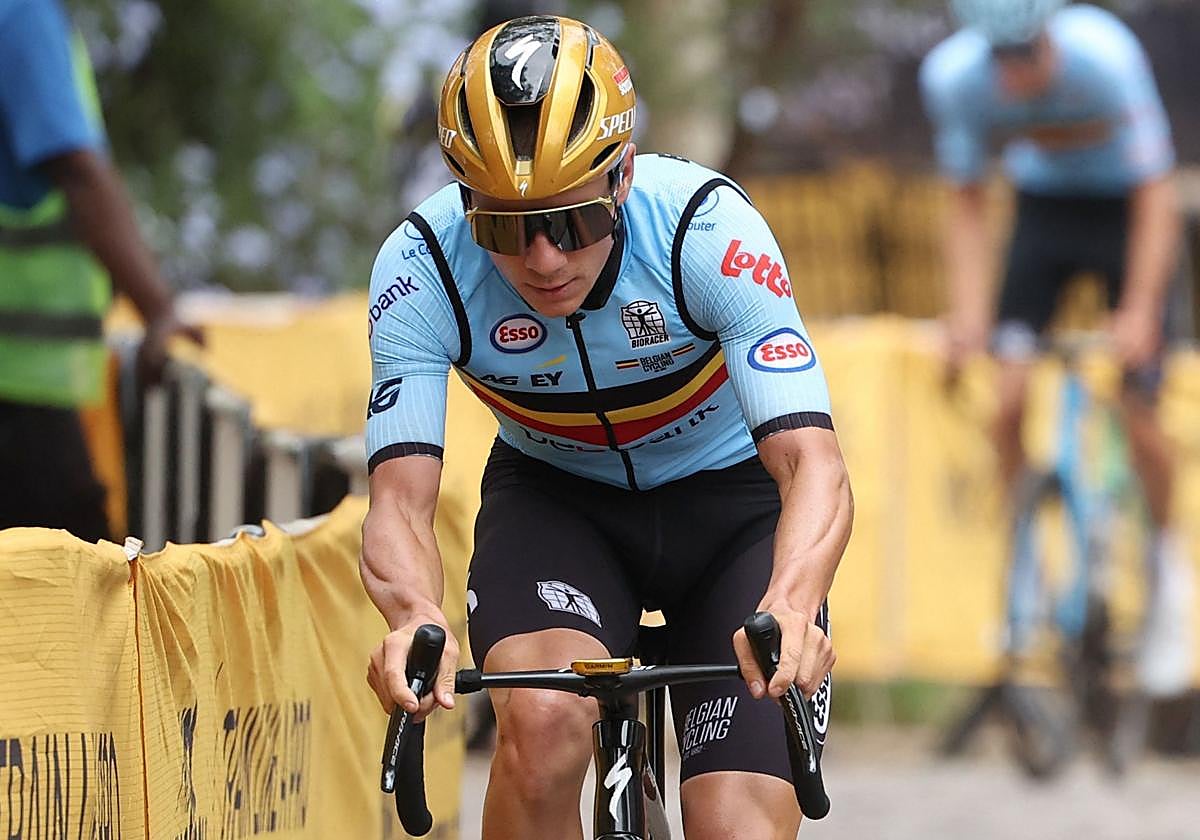 Evenepoel, ayer en Kigali.