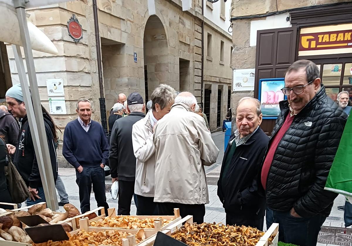 Perretxiko eskaintza zabala, Lasaren postuan.