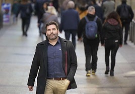 El concejal de Elkarrekin, Víctor Lasa.